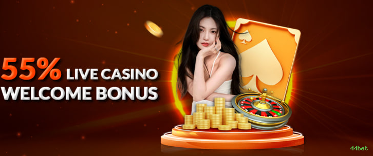 Imagem promocional da 44bet mostrando a plataforma e suas vantagens